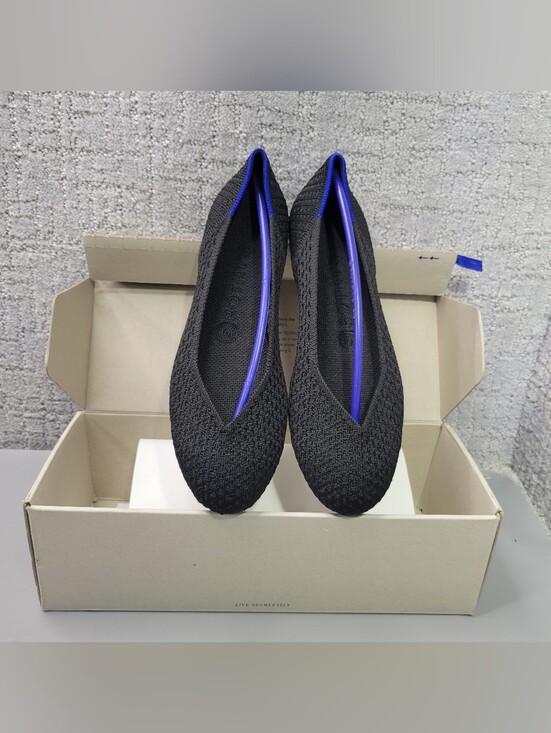 Rothy's Shoes - Rothy’s  The Flat Women's Size US 8 Black Honeycomb Slip On Shoes